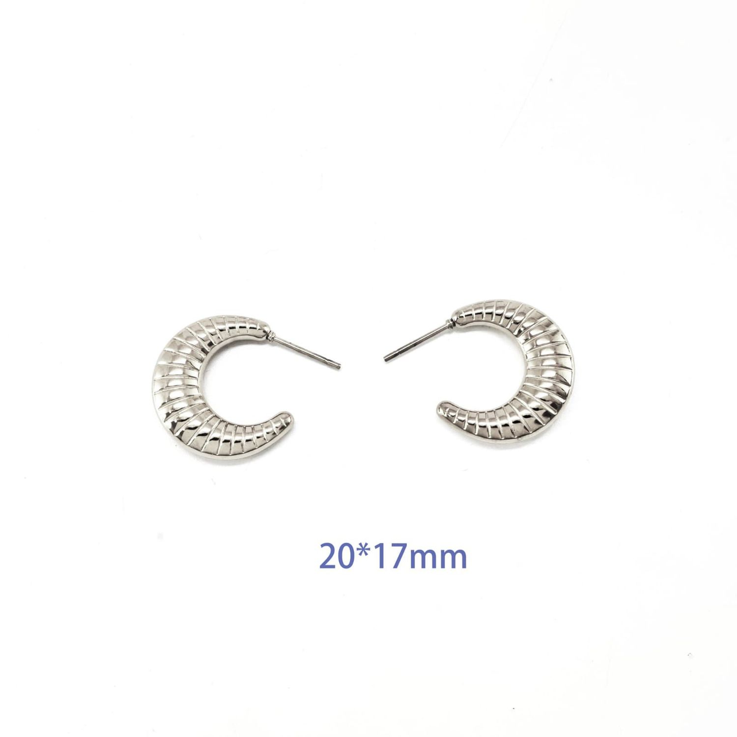 PENDIENTES SEMIARO PLATEADOS