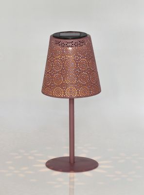 LAMPARA SOLAR SOBREMESA ROSA CIRCULOS LAMPARA SOLAR SOBREMESA ROSA CIRCULOS
