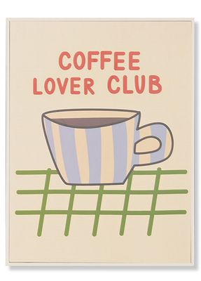 CUADRO COFFEE LVER CLUB TAZA