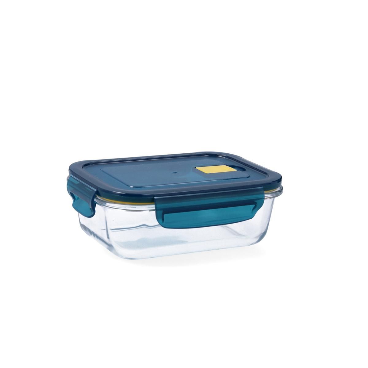 RECIPIENTE RECTANGULAR HERMÉTICO VIDRIO 64CL RECIPIENTE RECTANGULAR HERMÉTICO VIDRIO 64CL