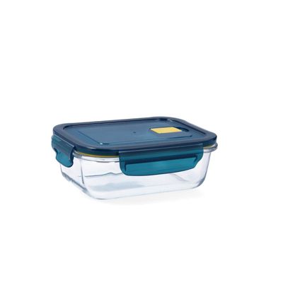 RECIPIENTE RECTANGULAR HERMÉTICO VIDRIO 64CL