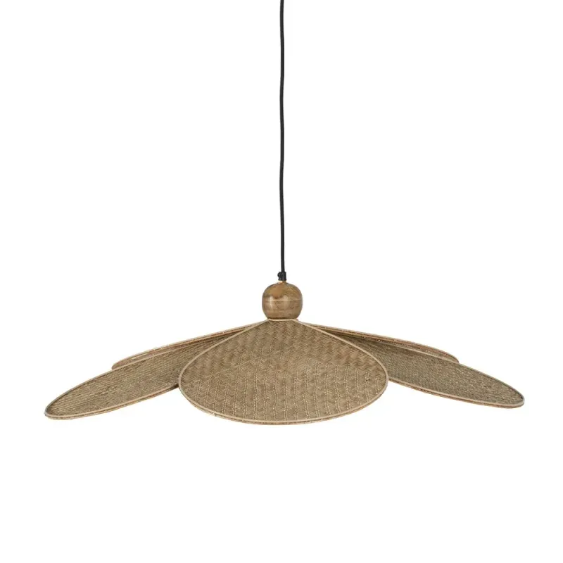 LAMPARA TECHO NATURAL FLOR ABIERTA