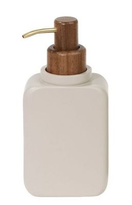 DISPENSADOR JABON BOIS & TERRE CREMA