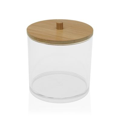 CAJA REDONDA TAPA BAMBU
