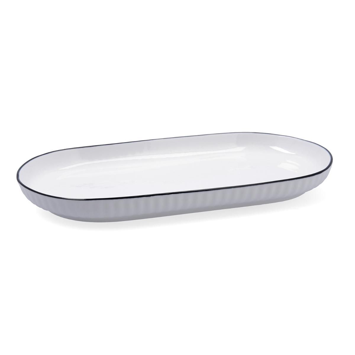 PLATO BOCATA PORCELANA GASTRO BLACK