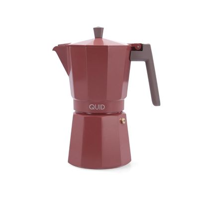 CAFETERA CRETA  ALUMINIO FUNDIDO TERRACOTA 12 TAZAS
