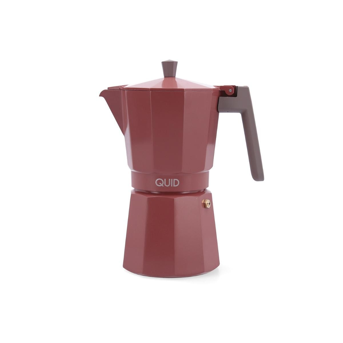CAFETERA CRETA  ALUMINIO FUNDIDO TERRACOTA 9 TAZAS