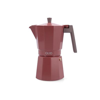 CAFETERA CRETA  ALUMINIO FUNDIDO TERRACOTA 9 TAZAS