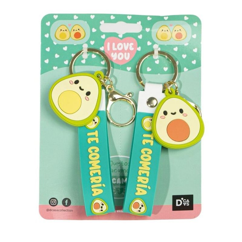 JUEGO DE 2 LLAVEROS AGUACATE