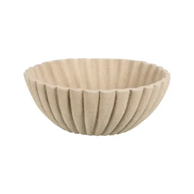 CENTRO MESA BEIGE CERÁMICA DECORACIÓN CENTRO MESA BEIGE CERÁMICA DECORACIÓN
