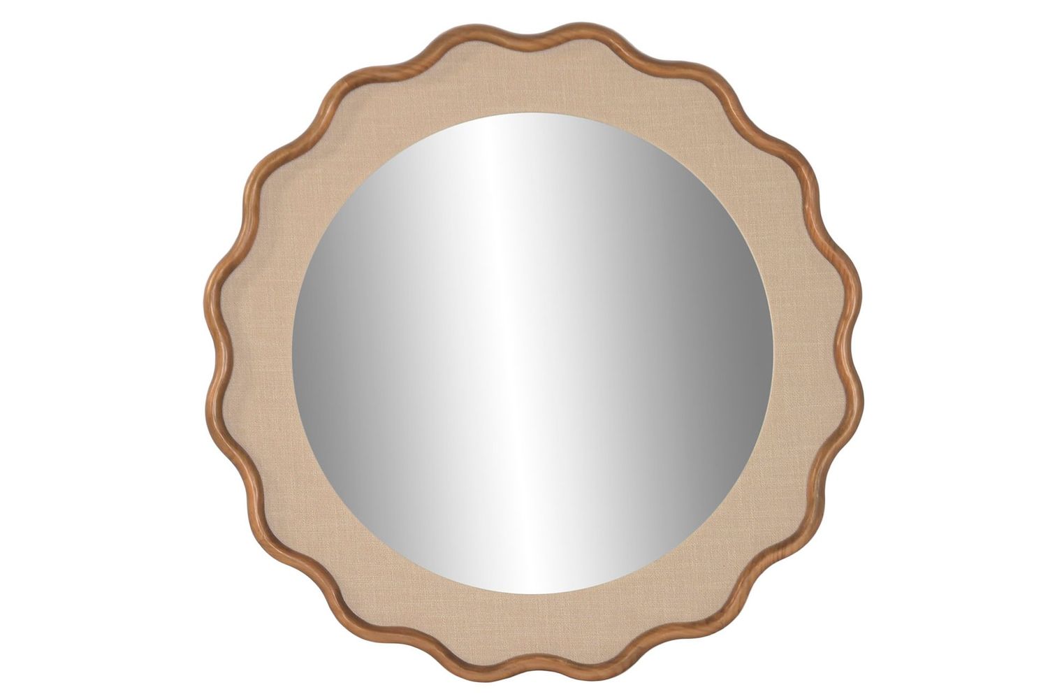 ESPEJO LINO MADERA DE HEVEA  NATURAL
