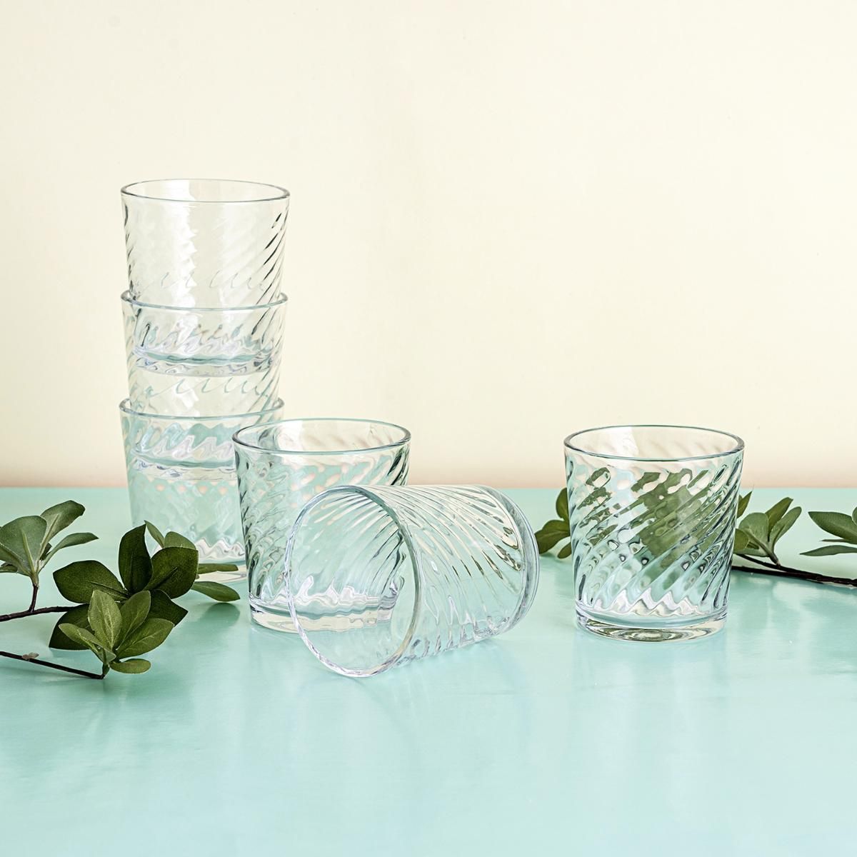 SET 6 VASOS TWIST