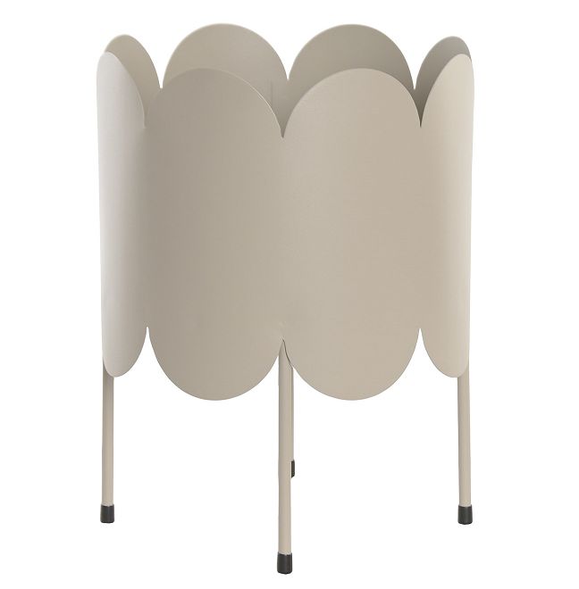 MACETERO ONDA GRANDE CREMA