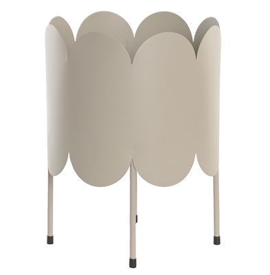 MACETERO ONDA GRANDE CREMA