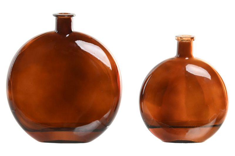 JARRON SET 2 CRISTAL MARRON JARRON SET 2 CRISTAL MARRON