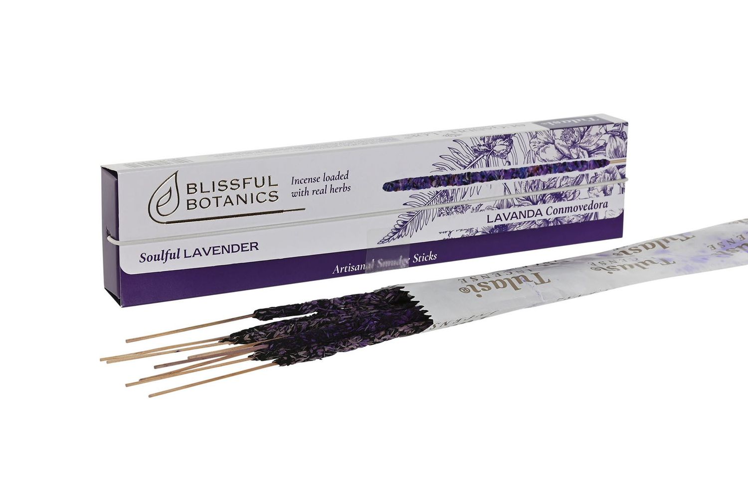INCIENSO VARILLA SET 8 NATURAL LAVANDA