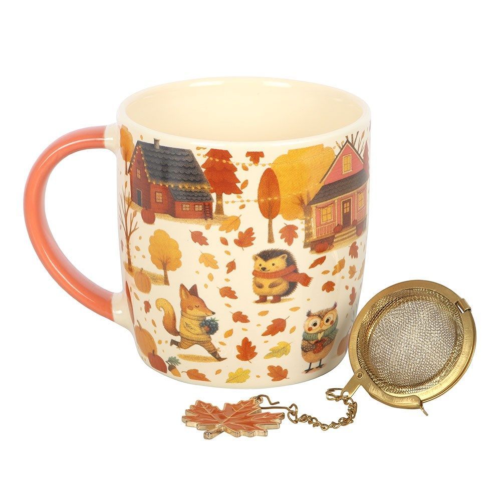 TAZA Y FILTRO DE TE OTOÑO