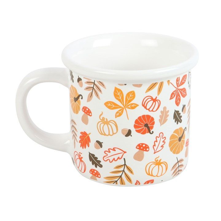 TAZA HOJAS Y CALABAZAS