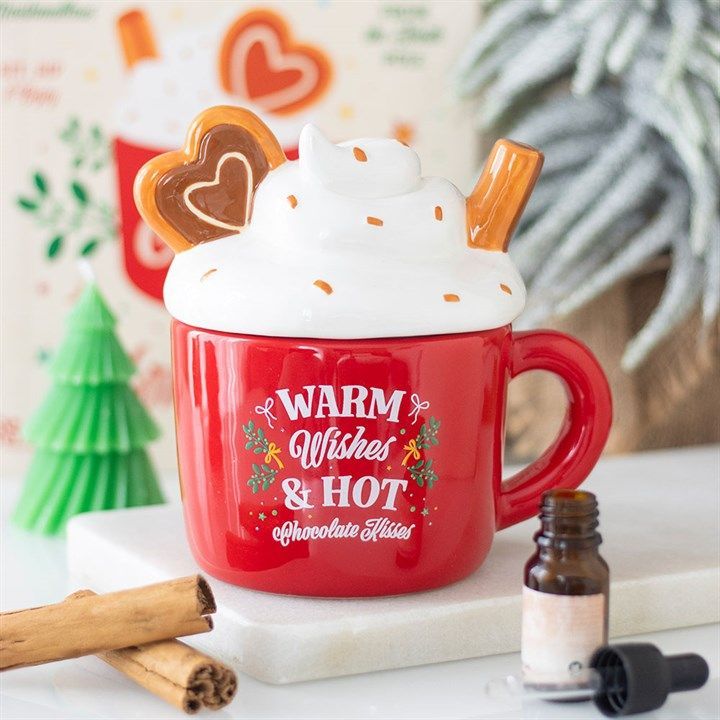 QUEMADOR TAZA DE CHOCOLATE CALIENTE