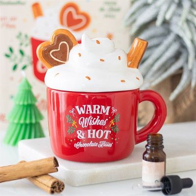 QUEMADOR TAZA DE CHOCOLATE CALIENTE