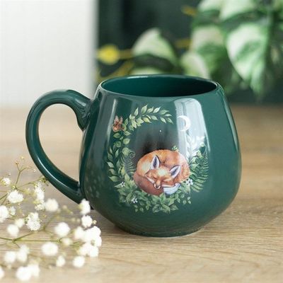 TAZA REDONDEADA ZORRO DURMIENDO