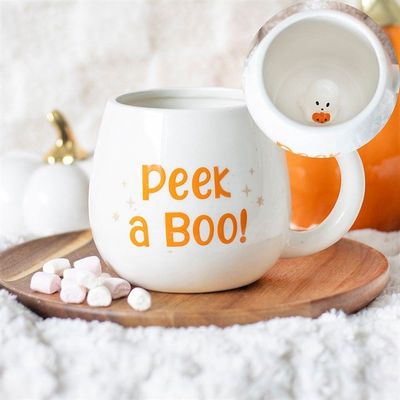 TAZA REDONDEADA «Peekaboo Ghost»