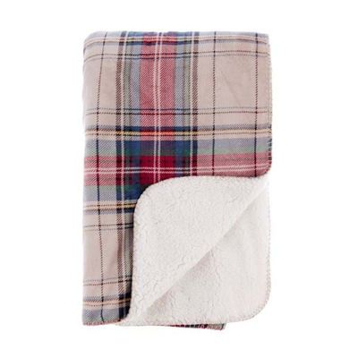 MANTA OTOÑAL ESTAMPADO TARTAN