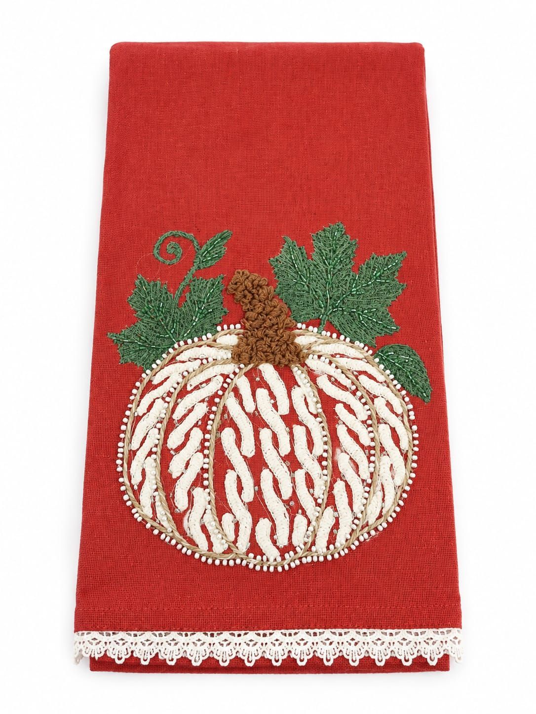 PAÑO CALABAZA ABALORIOS