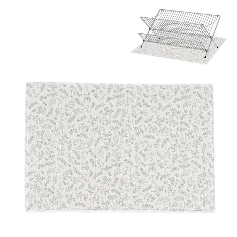 ALFOMBRILLA ESCURREPLATOS HOJAS