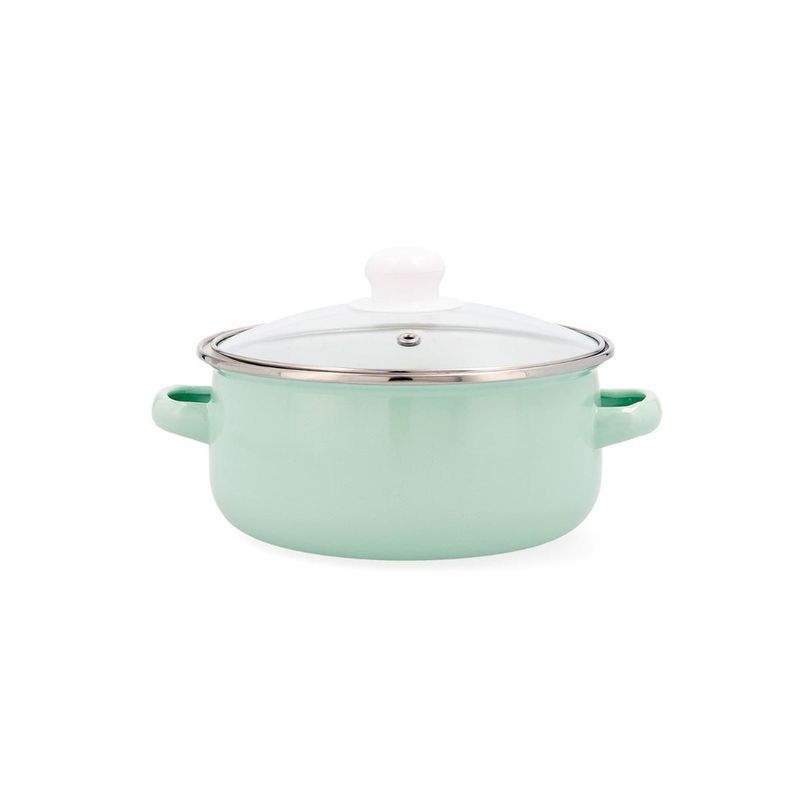 CACEROLA ACERO ESMALTADO 18CM