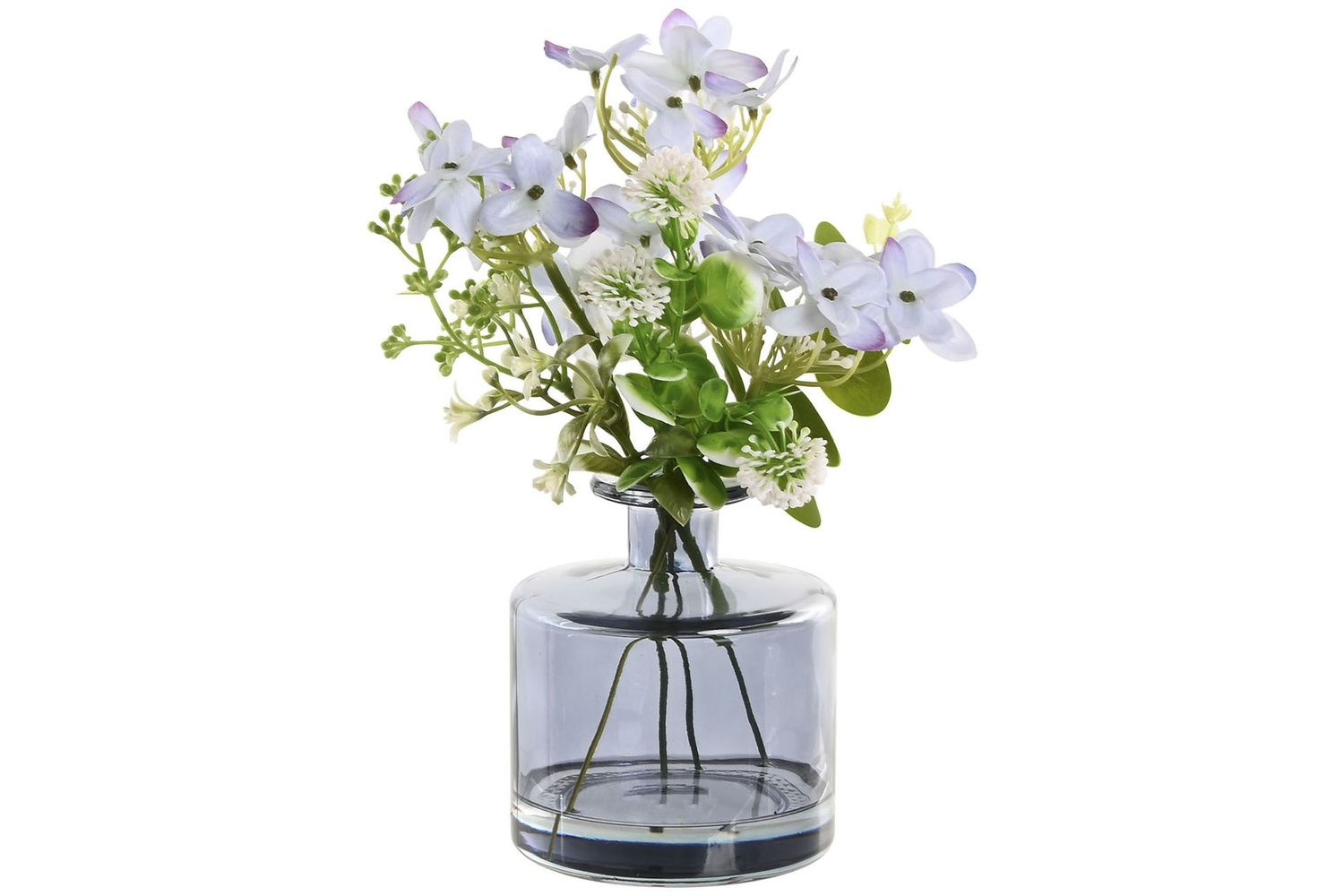 JARRON CRISTAL CON PLANTA