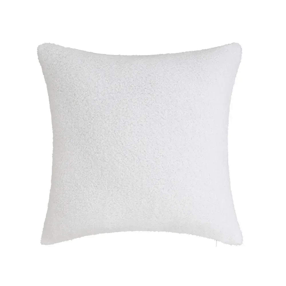COJÍN SHERPA BOUCLÉ POLIÉSTER BLANCO COJÍN SHERPA BOUCLÉ POLIÉSTER BLANCO