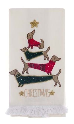 PAÑO COCINA PERROS NAVIDAD