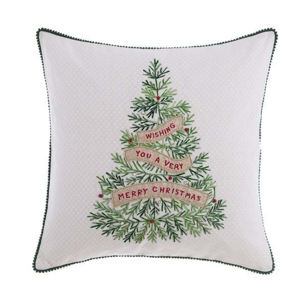 COJIN ARBOL DE NAVIDAD BORDADO