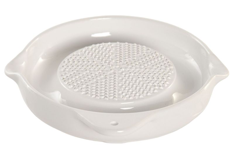 RALLADOR PORCELANA  AJO ANTIADHERENTE