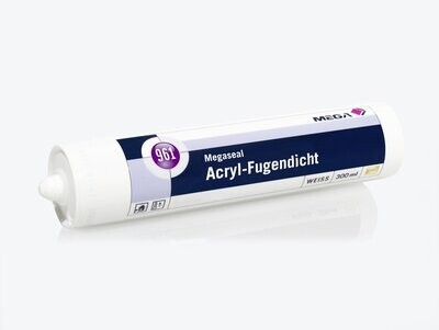 MEGA 961 Megaseal Acryl Fugendicht 300,00 ml weiß MEGA 961 Megaseal Acryl Fugendicht 300,00 ml weiß