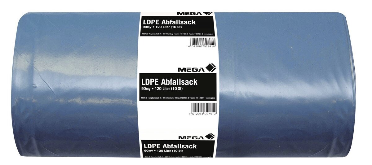 MEGA LDPE Abfallsack verstärkt 90my 700,00 mm 1.100,00 mm