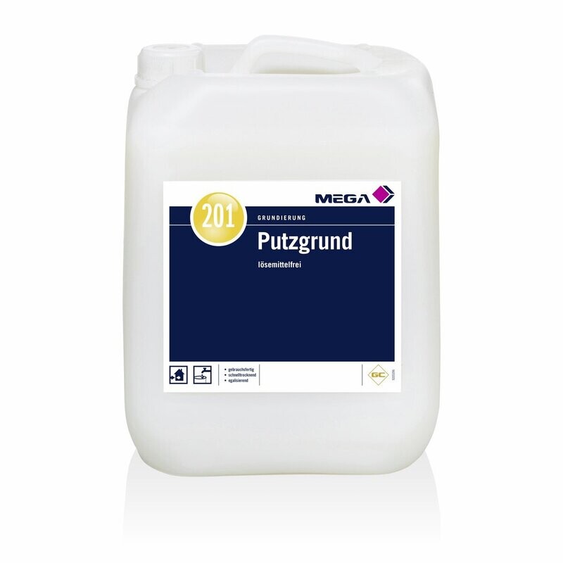 MEGA 201 Putzgrund 10,00 l farblos