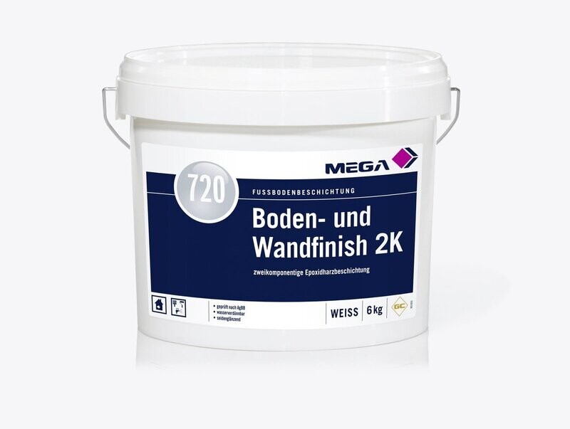 MEGA 720 Boden- und Wandfinish 2K betongrau 10,00 kg MEGA 720 Boden- und Wandfinish 2K betongrau 10,00 kg
