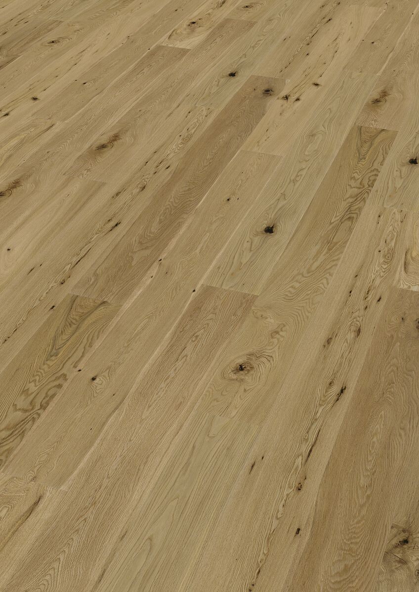 Parkett Basic LHD Eiche 01 handgehobelt geölt