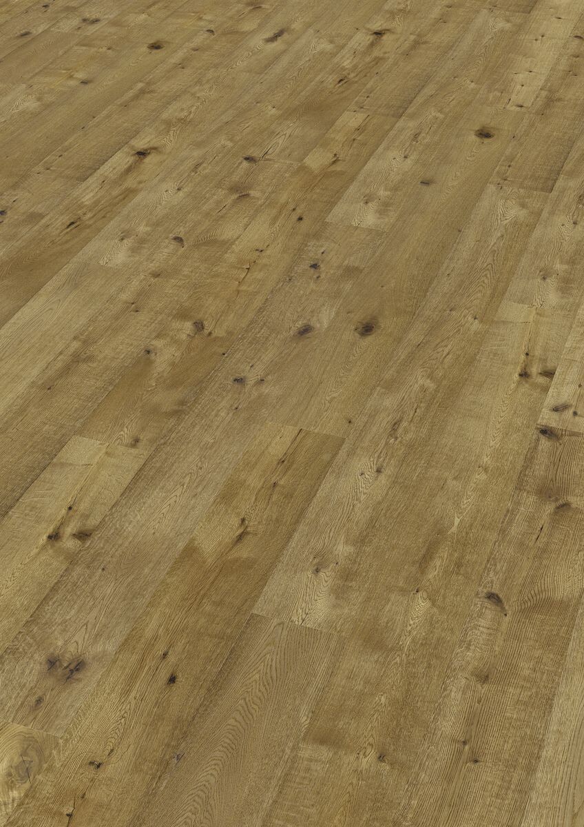 Parkett Basic LHD Eiche 03 gebürstet geräuchert geölt