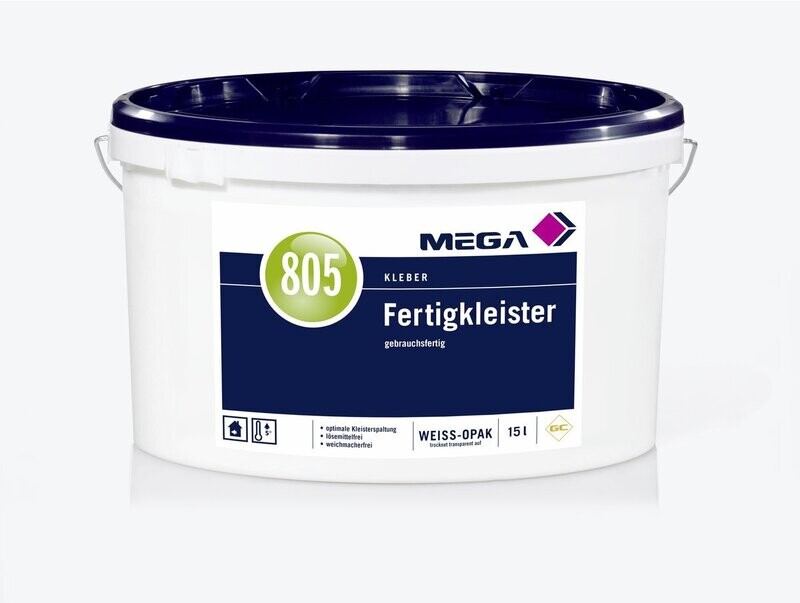 MEGA 805 Megatex Fertigkleister 15,00 l MEGA 805 Megatex Fertigkleister 15,00 l