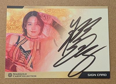 Natsumi Showzuki 2025 Marigold Card Collection Autograph