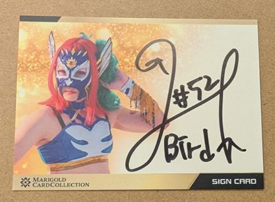 Hummingbird 2025 Marigold Card Collection Autograph