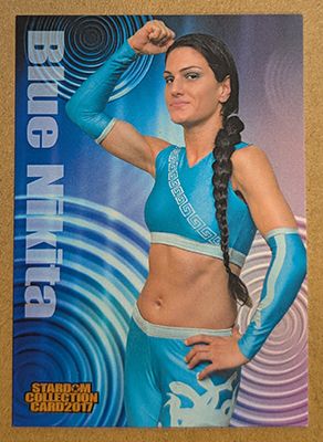 Blue Nikita 2017 Stardom Collection Card