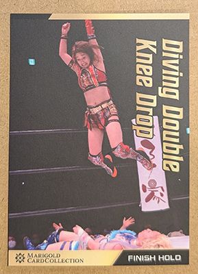 Natsumi Showzuki Diving Double Knee Drop 2025 Marigold Card Collection Base Card