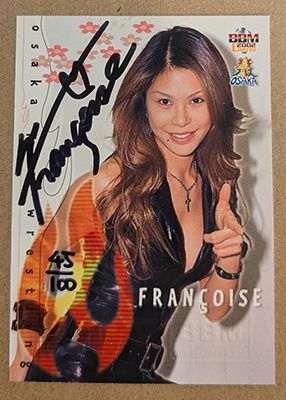 Francoise 2002 BBM Limited Autograph /100
