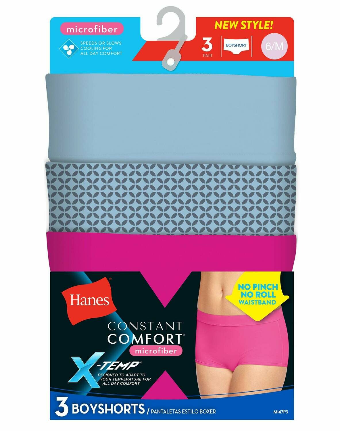 Hanes X-Temp® Constant Comfort® Women's Microfiber Boy Short