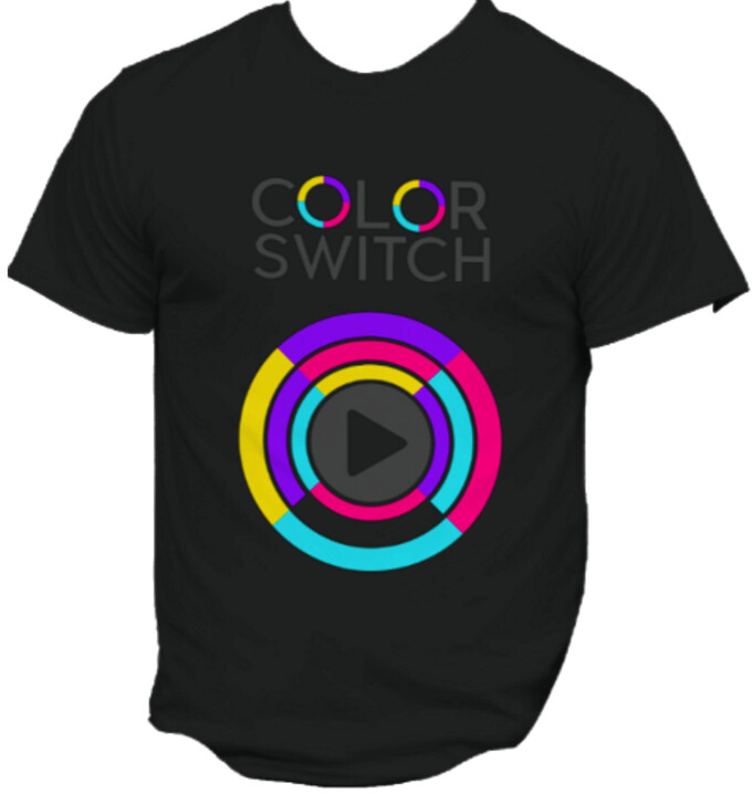 Keach Adult Short Sleeve Graphic Tee, Available Color: Black - Color Switch, Available Size: S