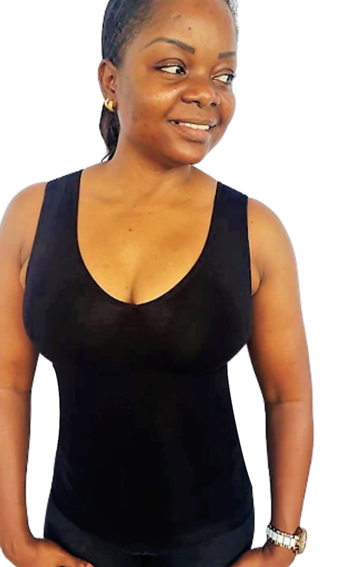 Famous Brand Women&#39;s V-Neck 360 Tummy Slimming Tank